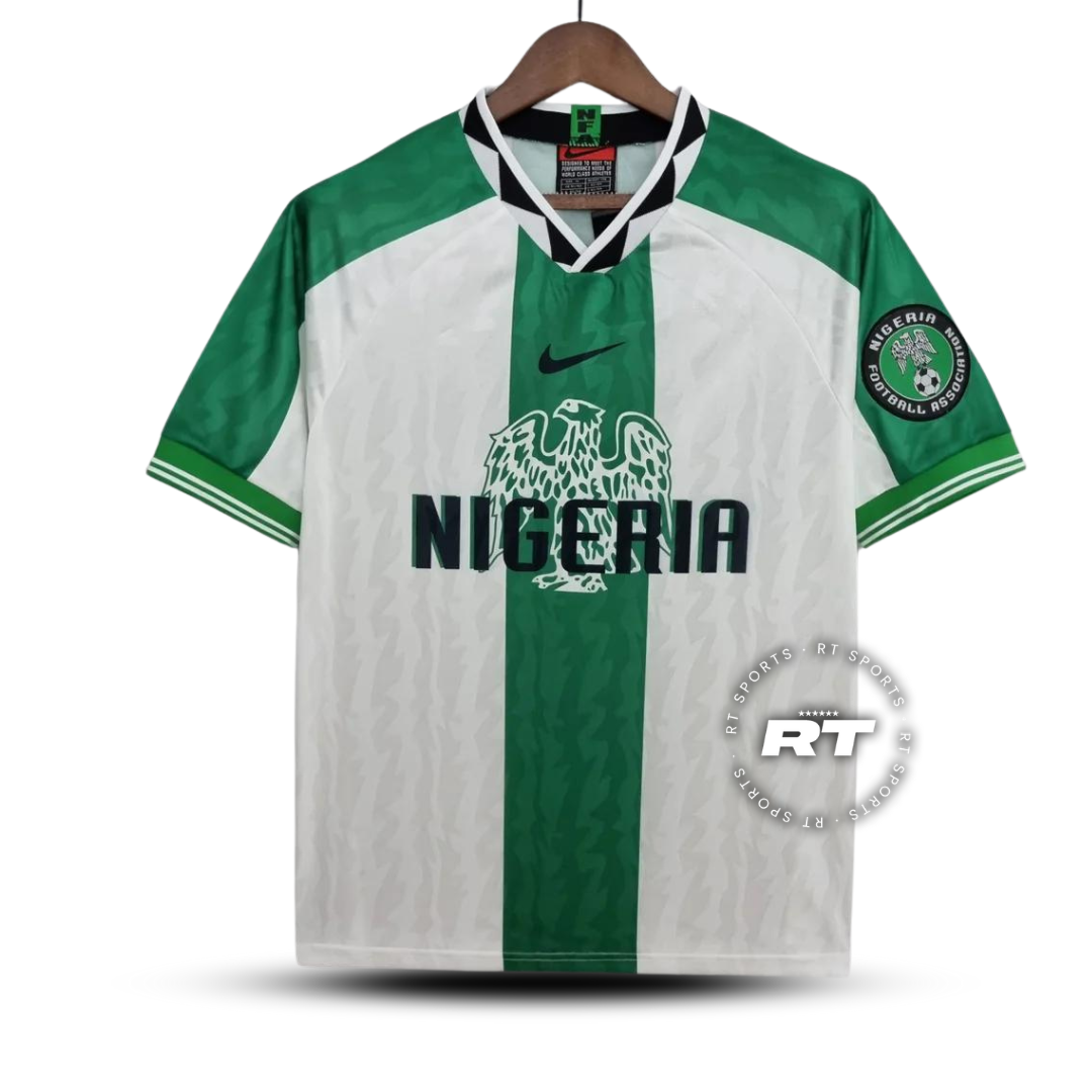 Camisa Nigéria Reserva 1996 - Versão Retrô