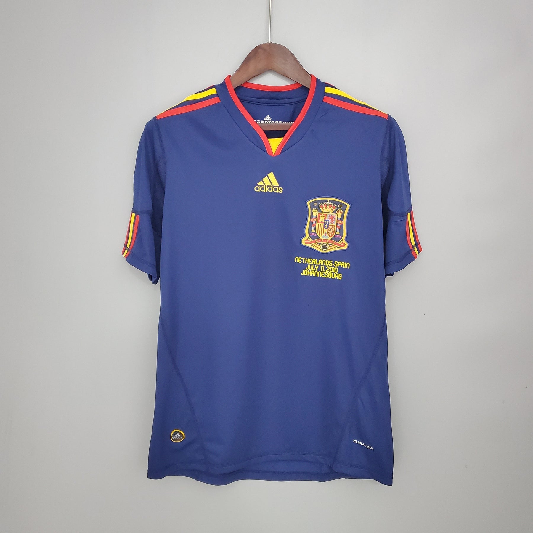 Camisa Espanha Reserva 2010 - Versão Retrô