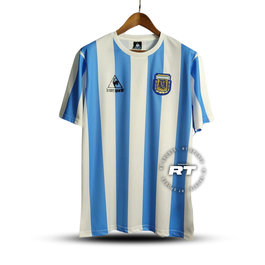 Camisa Argentina Titular 1986 - Versão Retrô