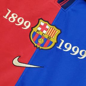 Camisa Barcelona Edição Comemorativa 100 Anos - Versão Retrô