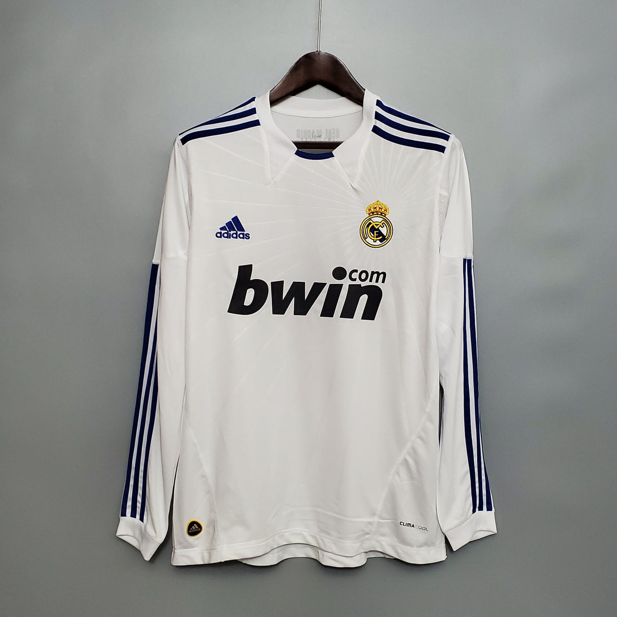 Camisa Real Madrid Titular 10/11 - Versão Retrô Manga Comprida
