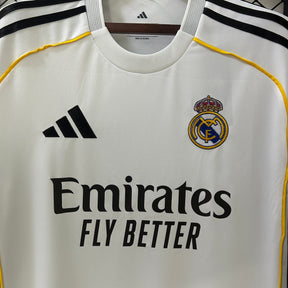 Camisa Real Madrid Home 2025/26 Adidas Torcedor Masculina