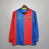 Camisa Barcelona Titular 06/07 - Versão Retrô Manga Comprida