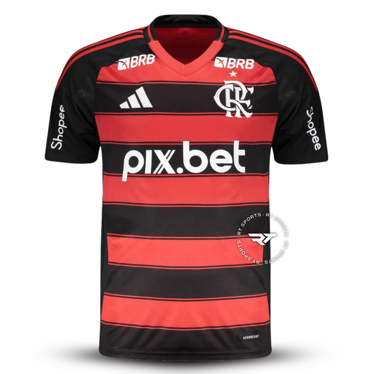 Camisa Adidas Flamengo 2025/26 Com Patrocínio