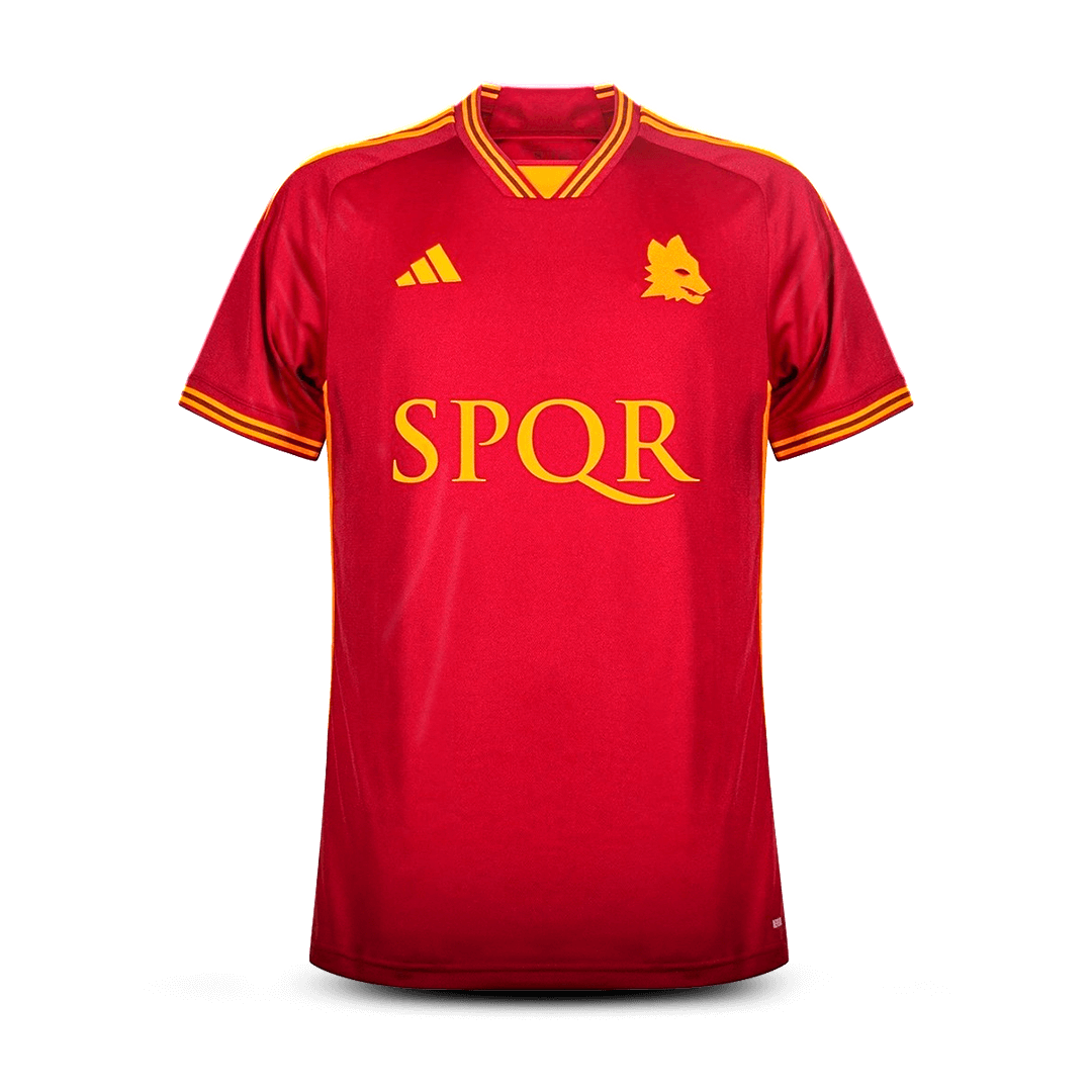 Camisa Roma Home 23/24 - Adidas Torcedor Masculina - Lançamento