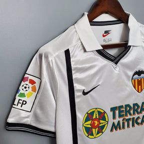 Camisa Valencia Titular 01/02 - Versão Retrô