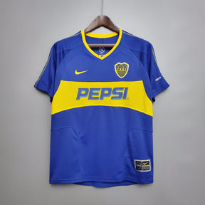 Camisa Boca Juniors Titular 03/04 - Versão Retrô